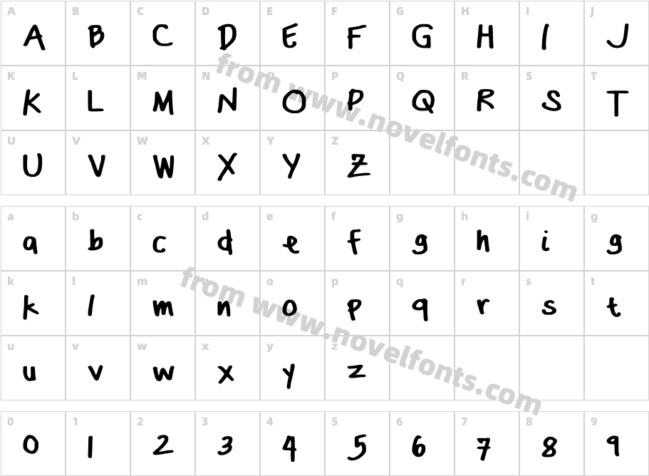 DasBougieCharacter Map