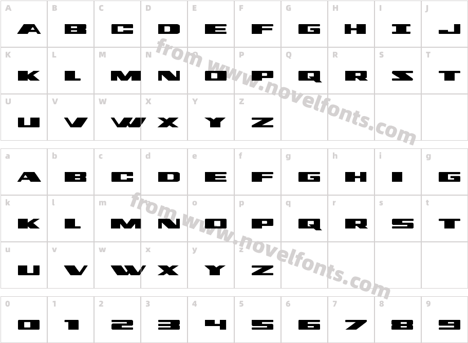 Dassault ExpandedCharacter Map