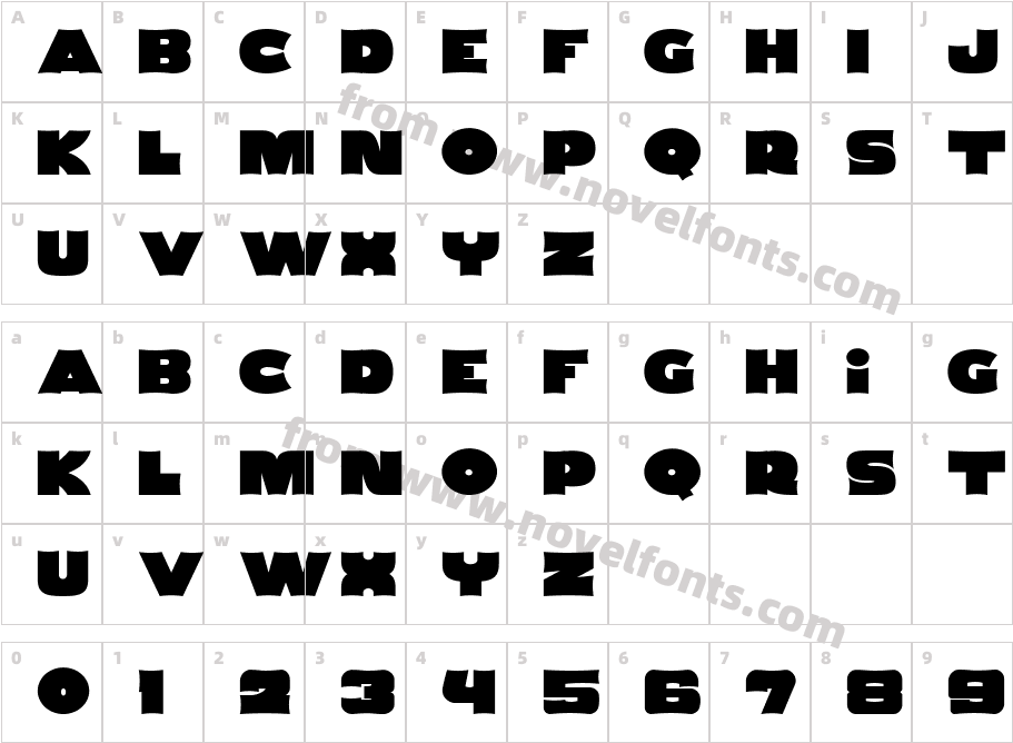 Dassie DEMOCharacter Map