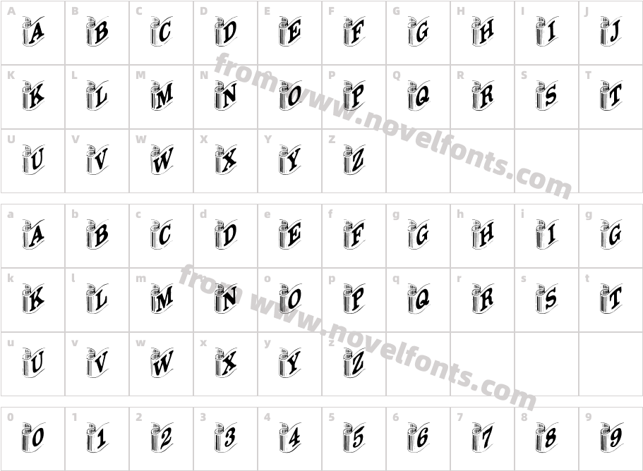 DavysRibbonsSharewareCharacter Map