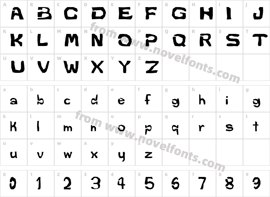 DazeCharacter Map