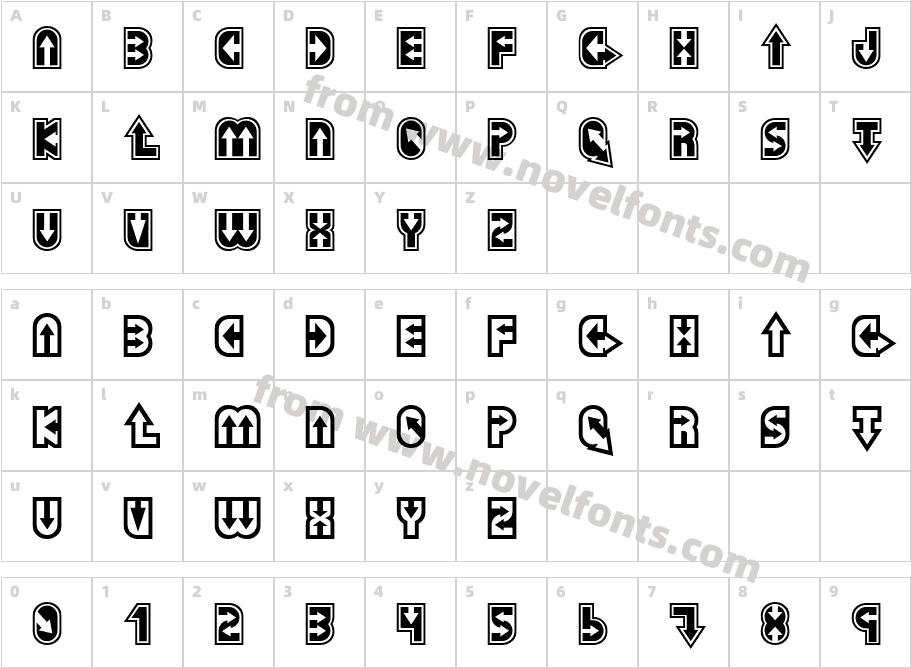 DazeyCharacter Map