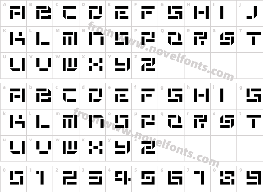 DeStencilNFCharacter Map