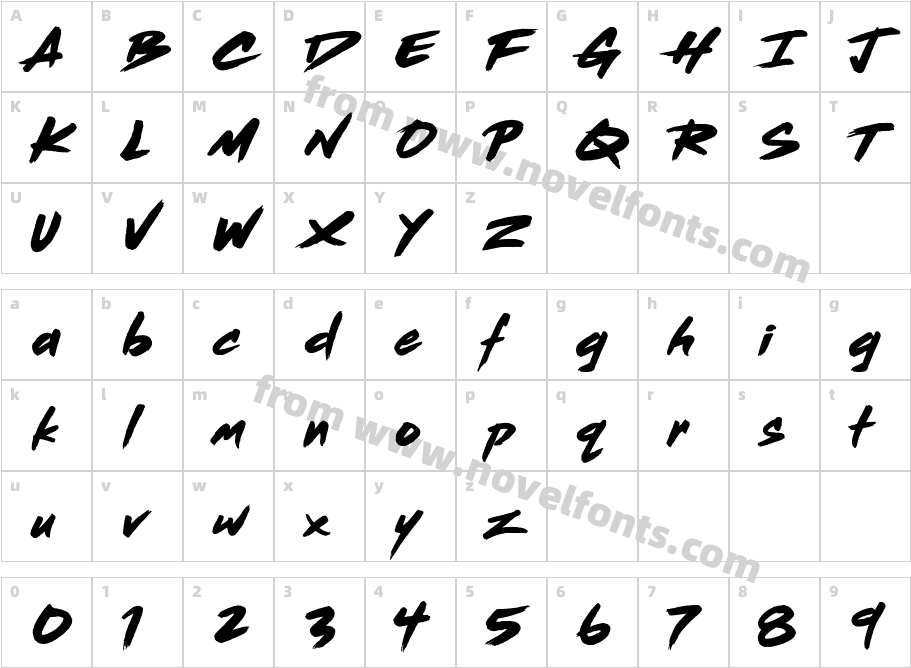 Dead StockCharacter Map