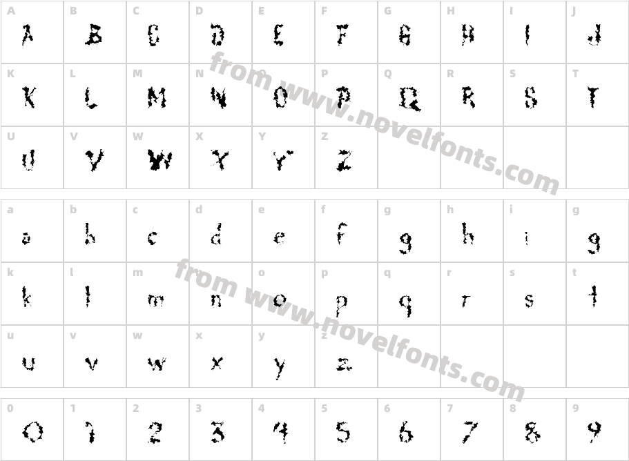 DeadGritCharacter Map