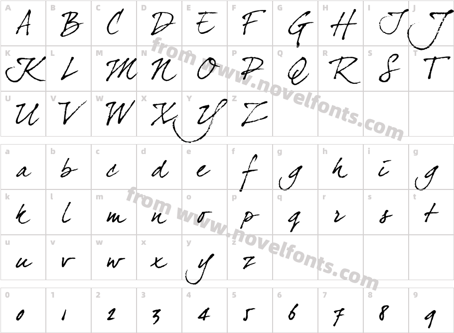 DearJoefourCharacter Map