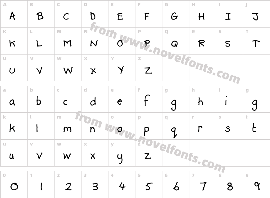 Debbie-OptionalCharacter Map