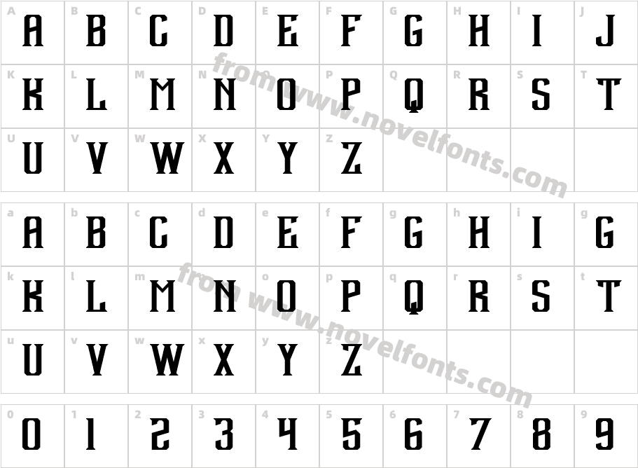 DebuteCharacter Map