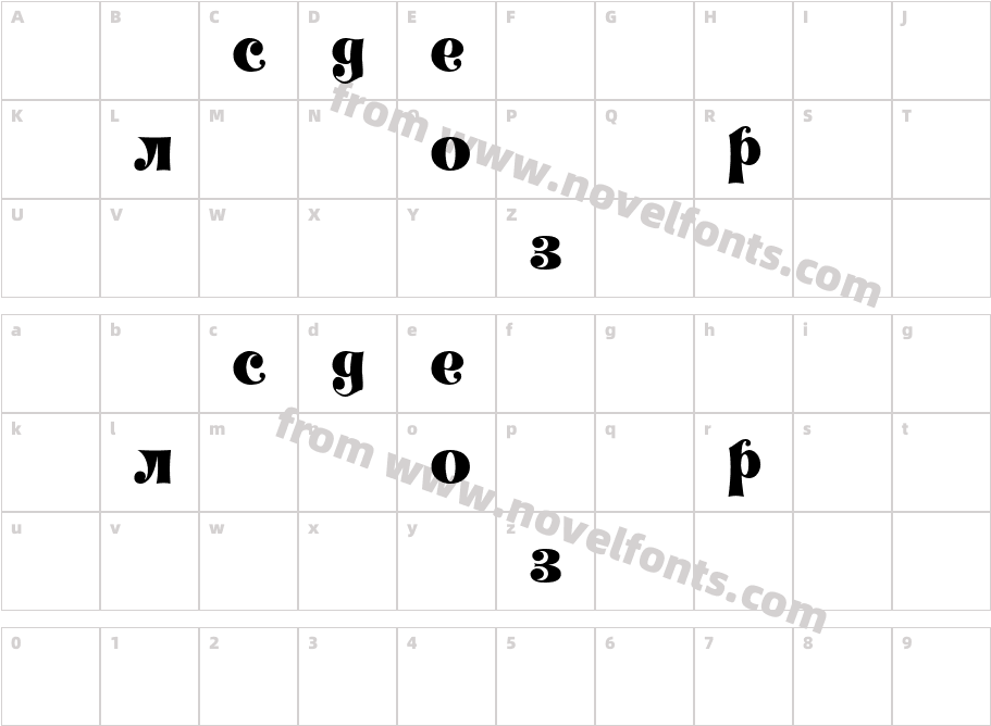 DecorlzCharacter Map