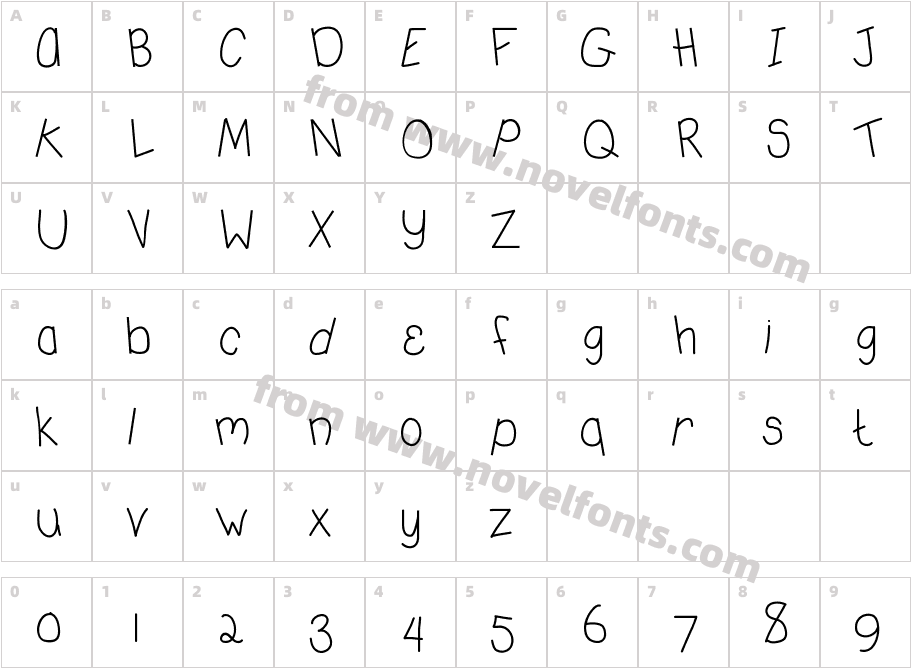 DeeDeeKoolaidCharacter Map