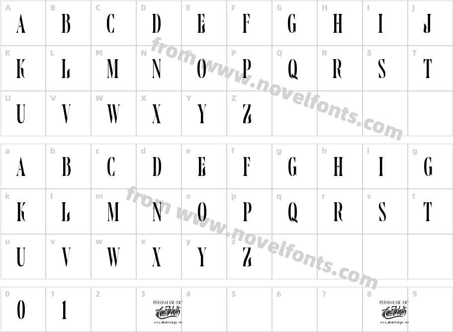 DelamooreCharacter Map