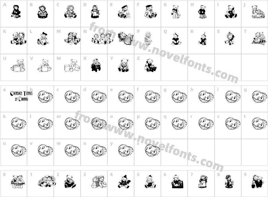 Cherished TeddiesCharacter Map