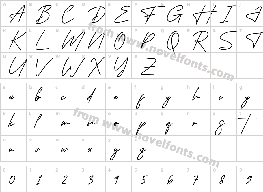 Delmonteria FidmonteCharacter Map