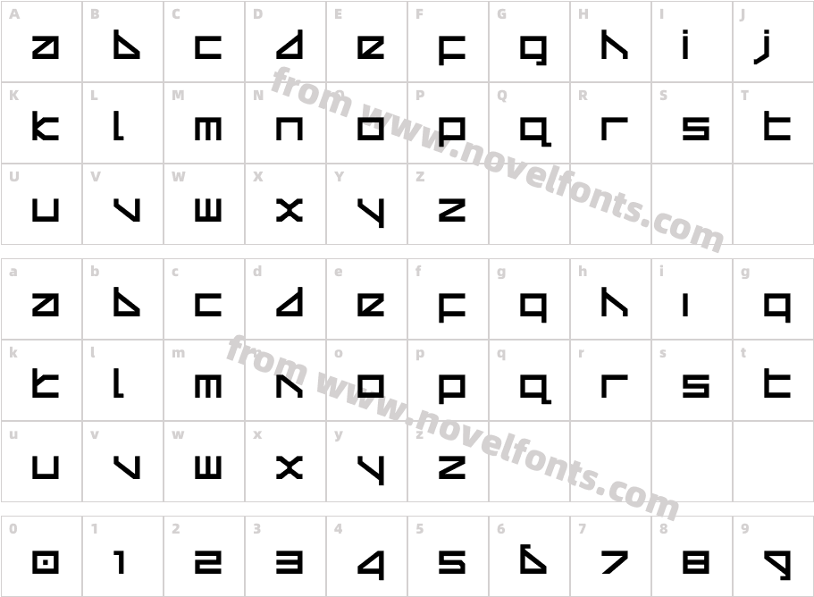 Delta RayCharacter Map