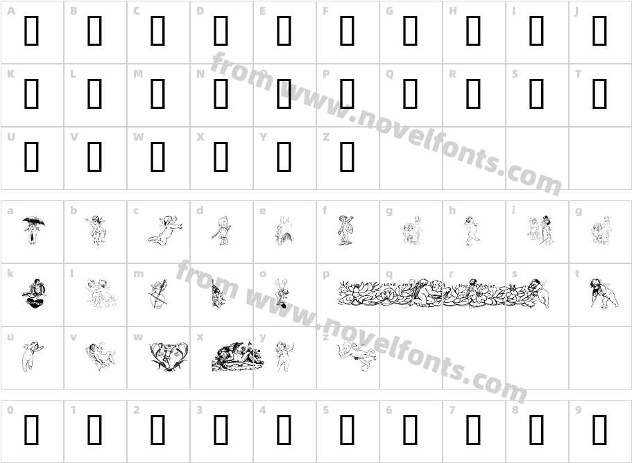 CherubCharacter Map