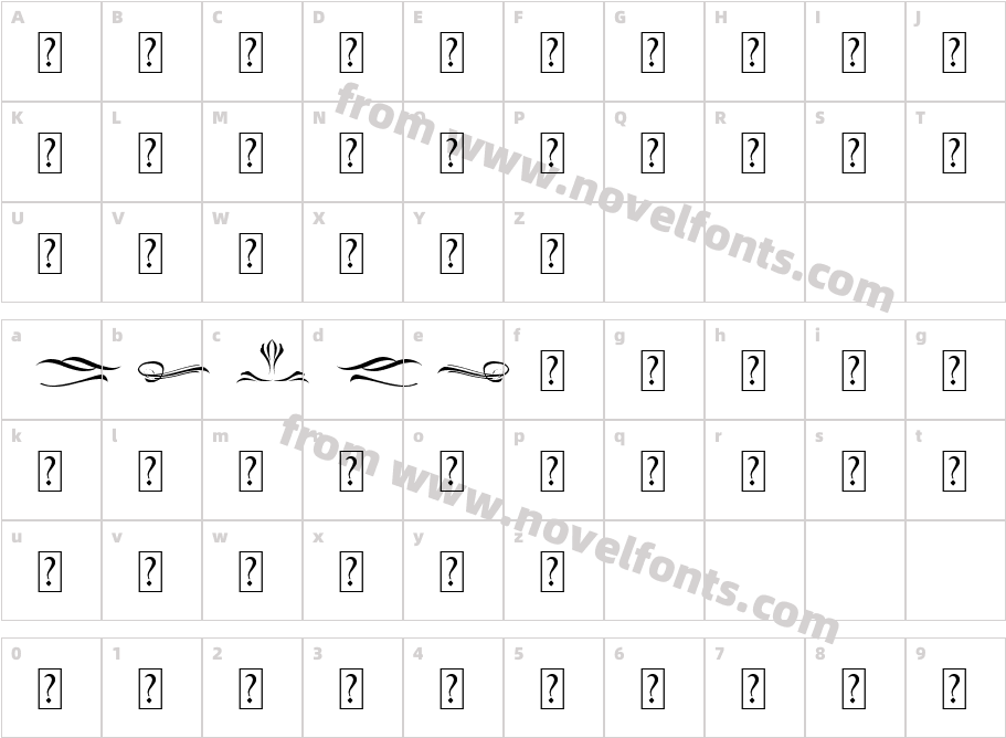 Delusion OrnamentCharacter Map