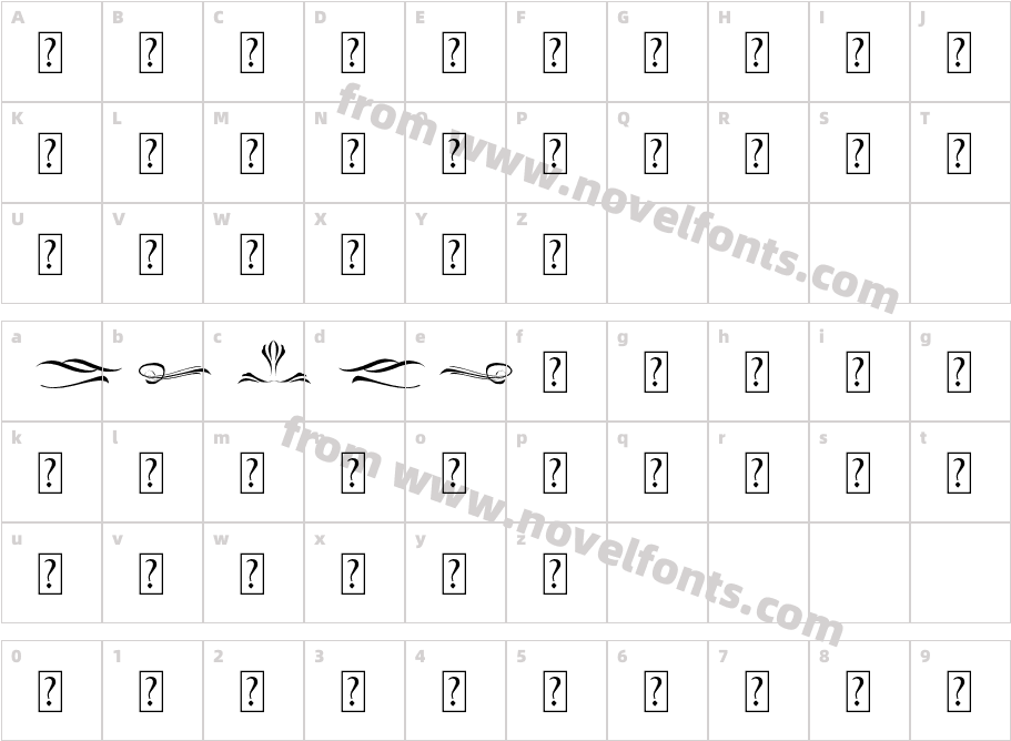 DelusionOrnamentCharacter Map