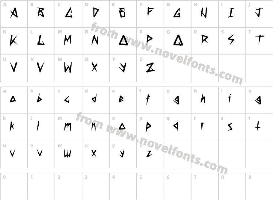 DemiseCharacter Map