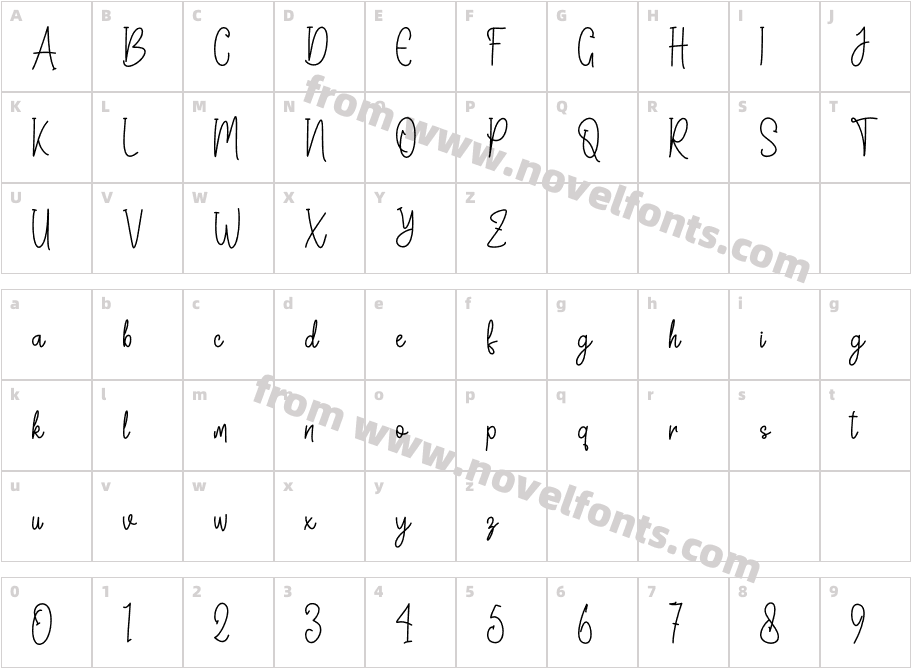 Demon Hunther - Personal UseCharacter Map