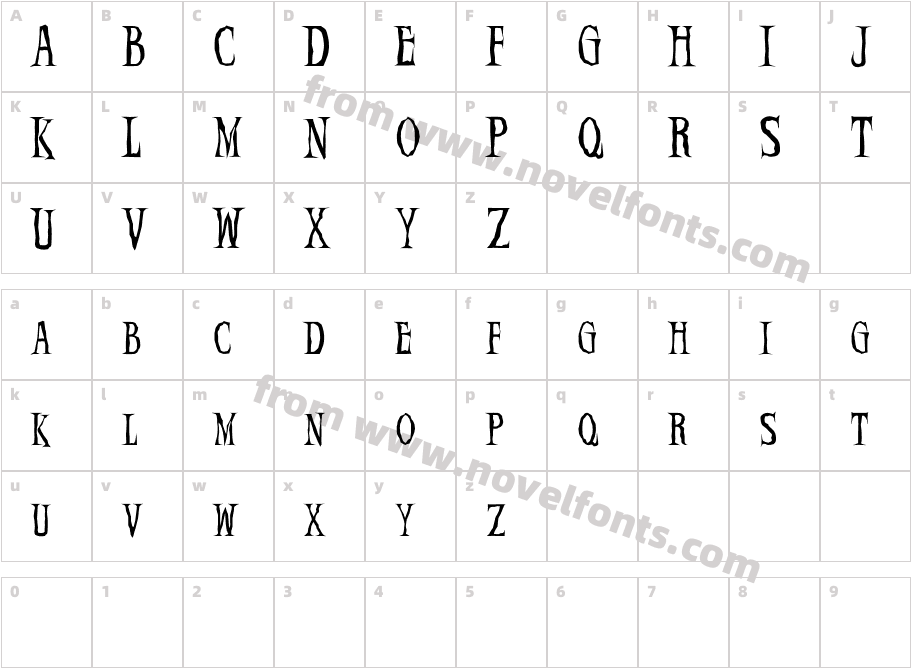 DemonKnightCharacter Map