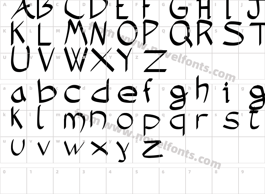 DemoniatibuCharacter Map