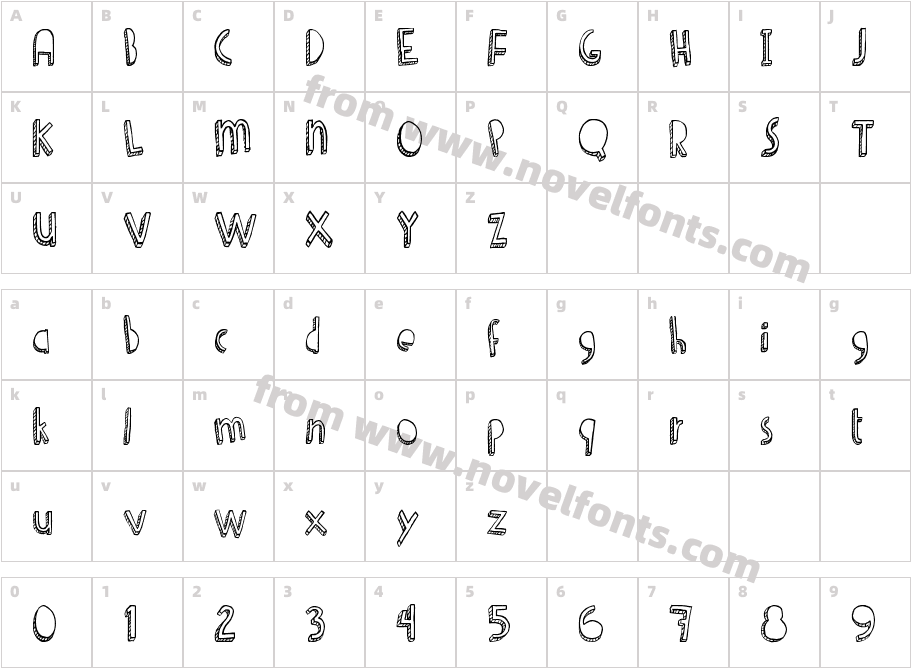 Denne ShuffleCharacter Map