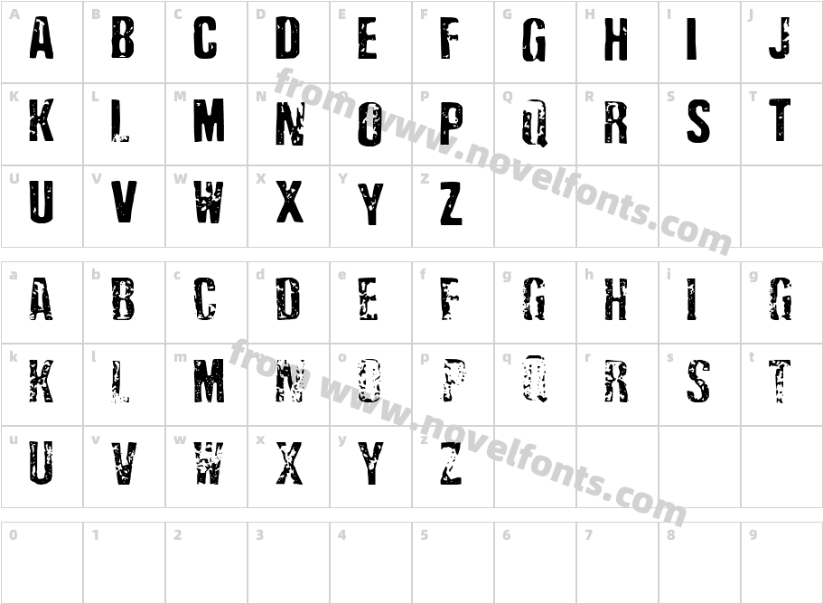 Depressionist ThreeCharacter Map