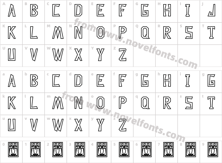 Descuadrado HollowCharacter Map