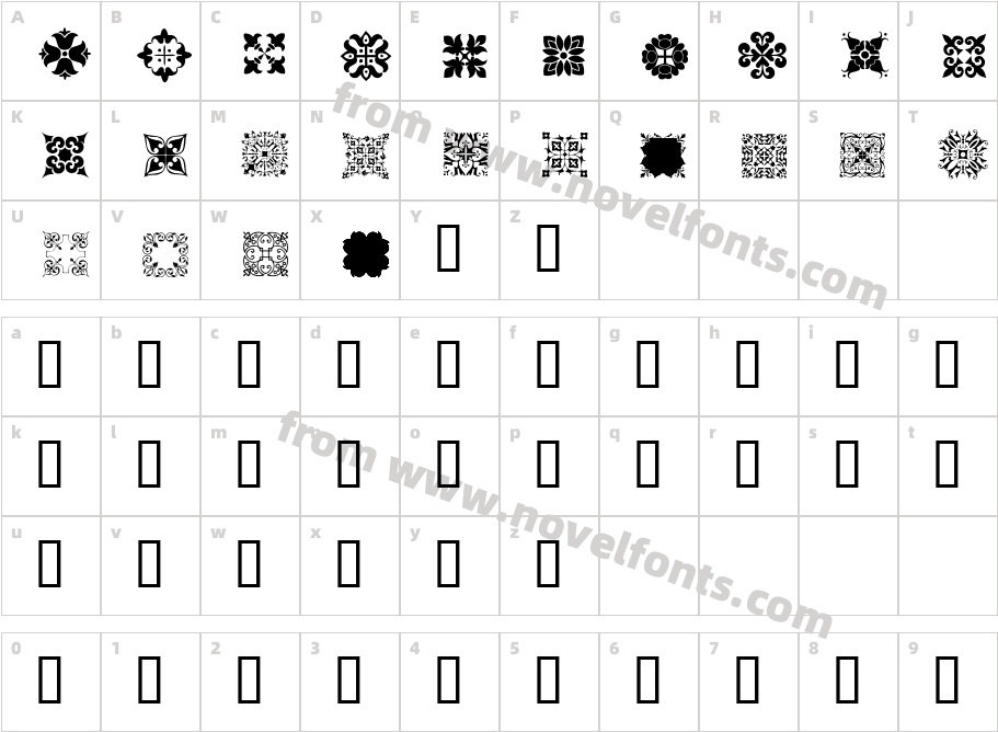 Designs2 2Character Map