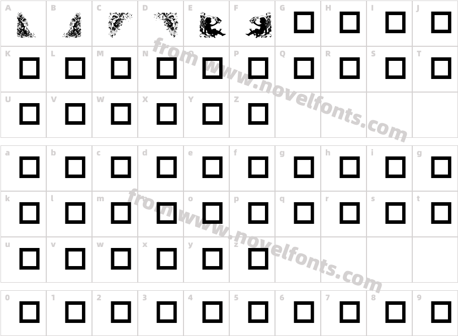 Destiny's Cherubs DingCharacter Map