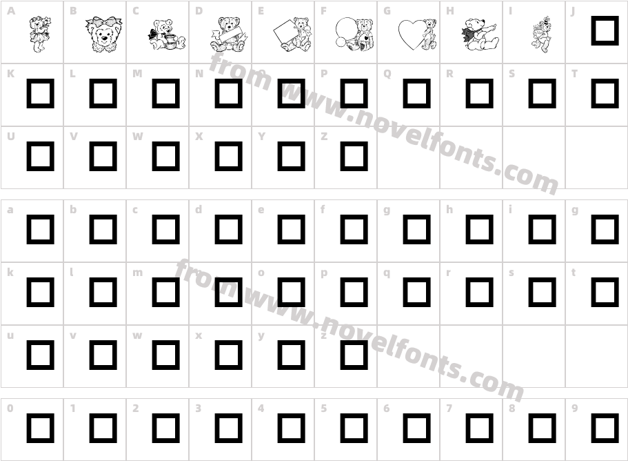 Destinys Teddybear Dings ThreeCharacter Map