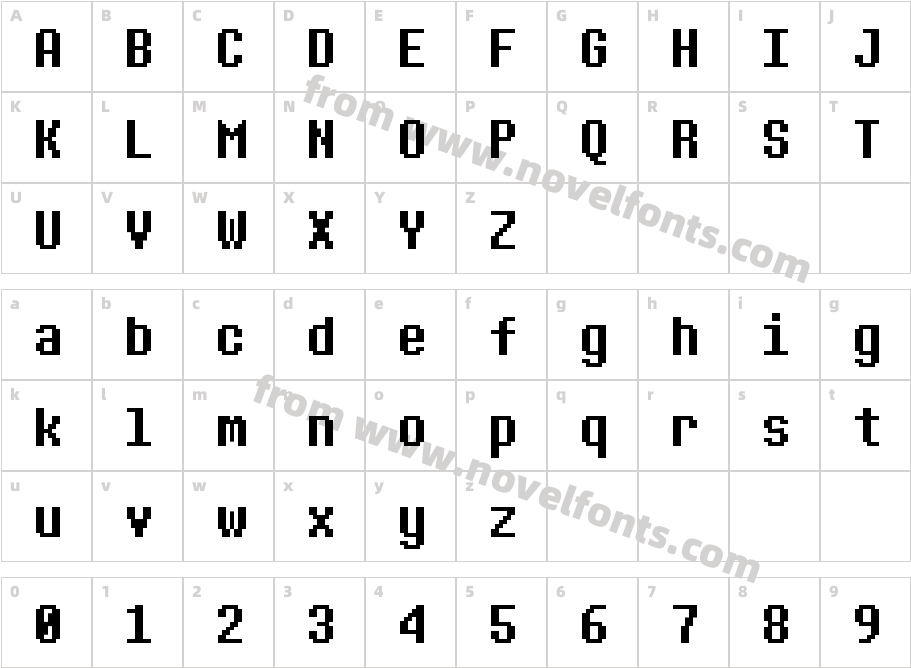 Determination MonoCharacter Map