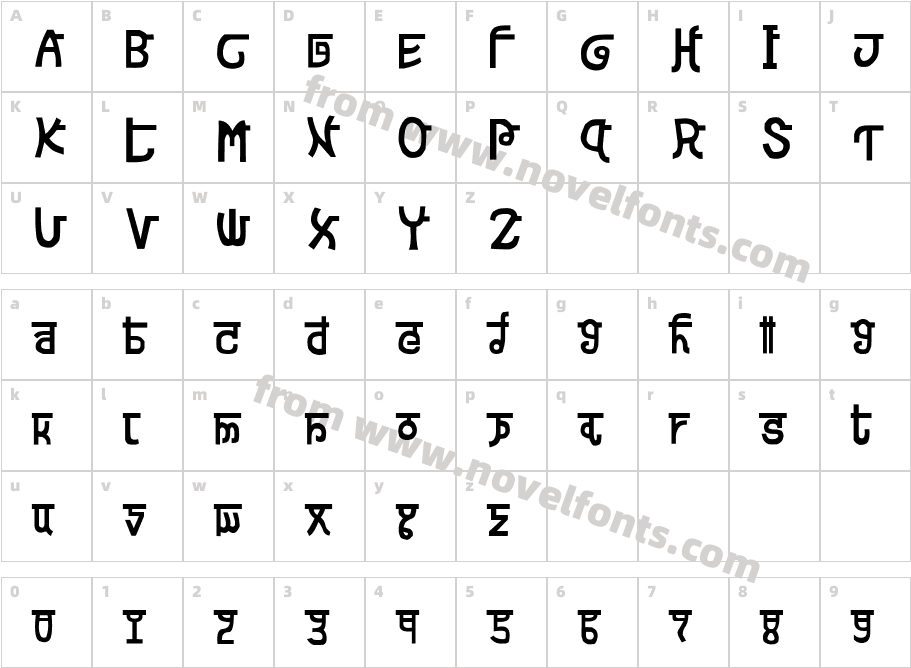 DevanagarishCharacter Map