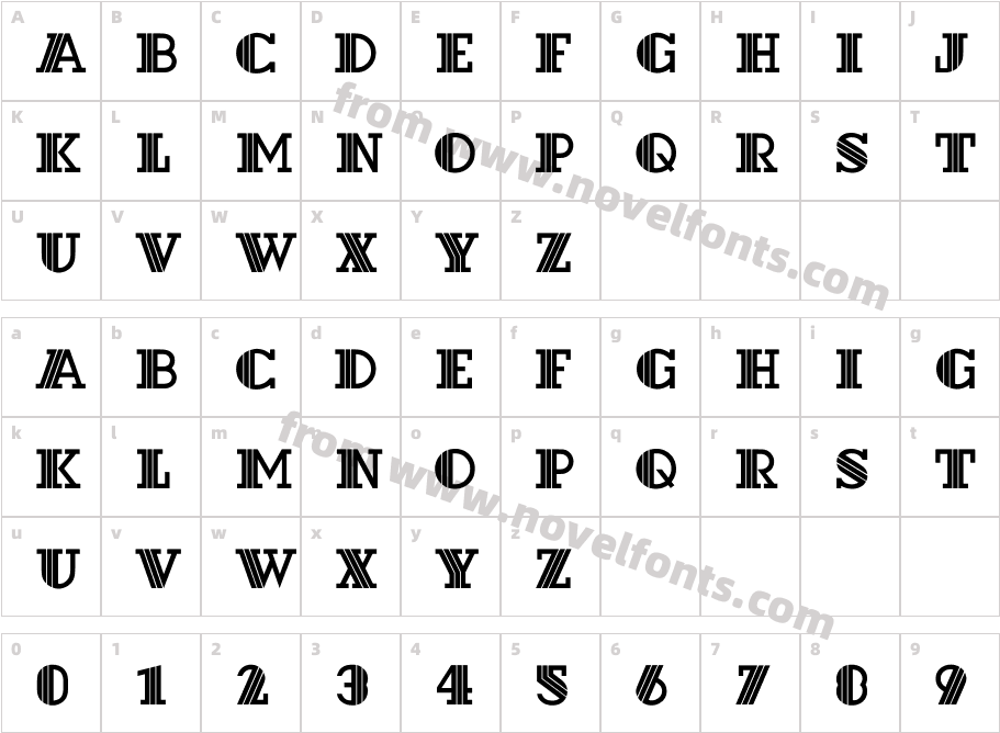 DextorCCharacter Map