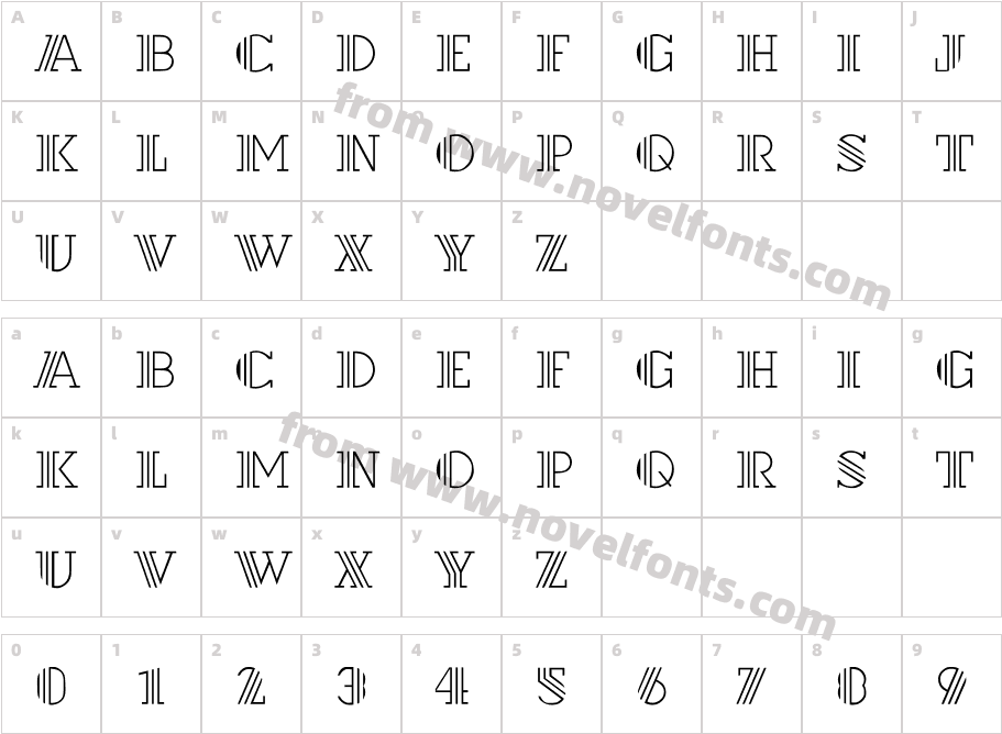 DextorDCharacter Map