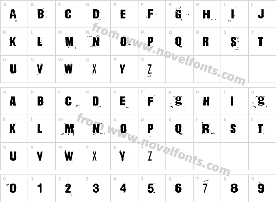 Dharma BumCharacter Map