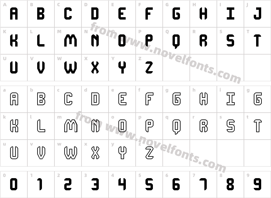 DhonJako StCharacter Map