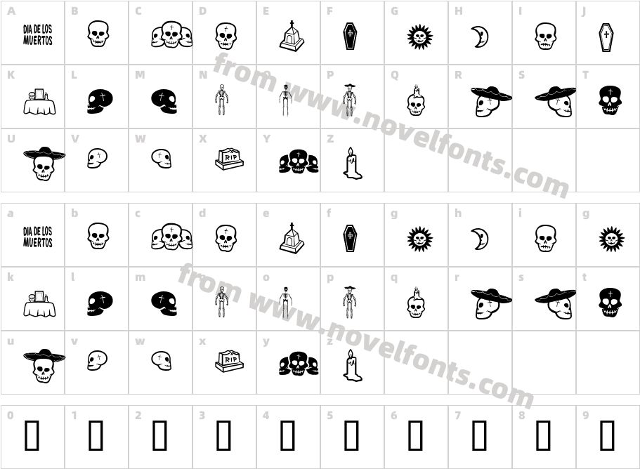 Dia De Los Muertos BVCharacter Map