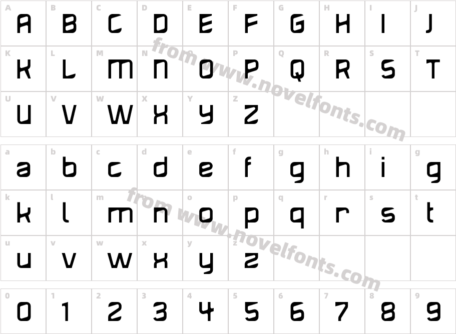 Diagond-BoldCharacter Map