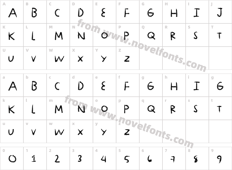 DiamondLuxCharacter Map