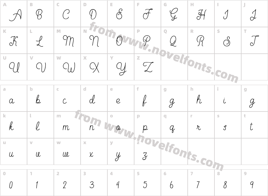 DiamorCharacter Map