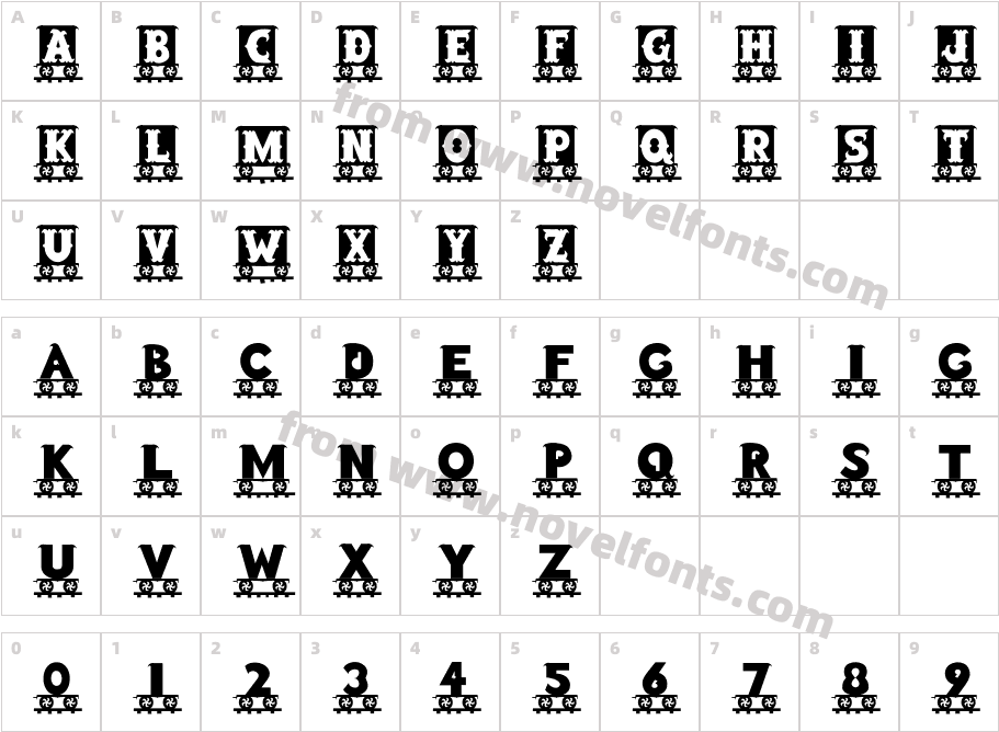 DickebertaCharacter Map