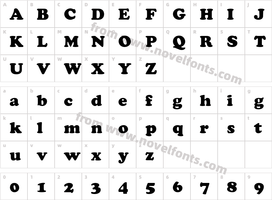 AGCooperCyr RomanCharacter Map