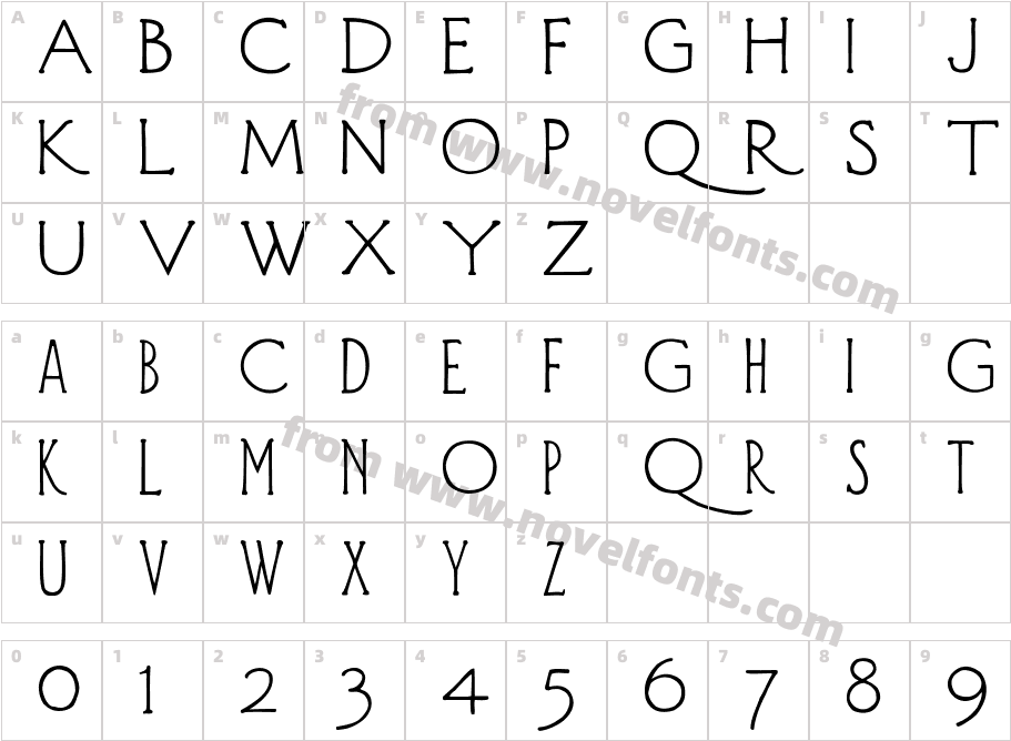 Diehl DecoCharacter Map