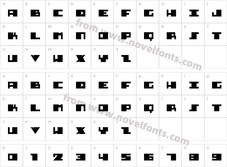 DieselCharacter Map