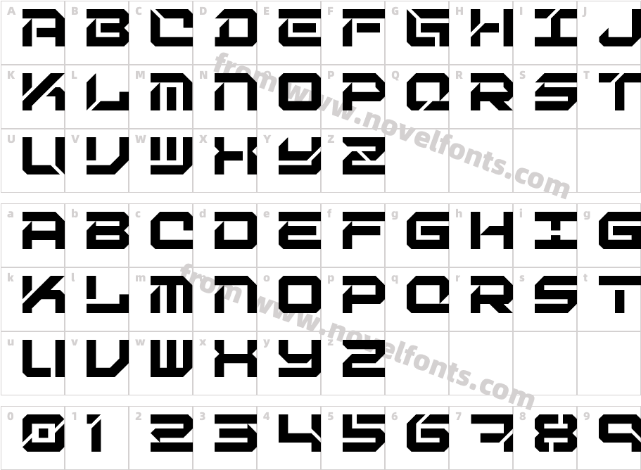 Digital Desolation AlternateCharacter Map