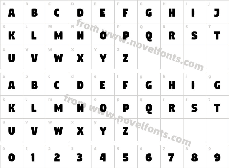 DigitaltCharacter Map