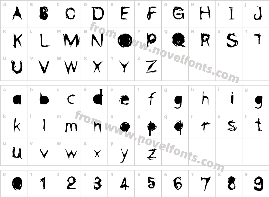 Chicken PlainCharacter Map