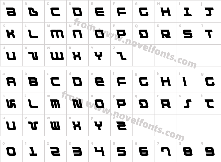 Direktor LeftalicCharacter Map