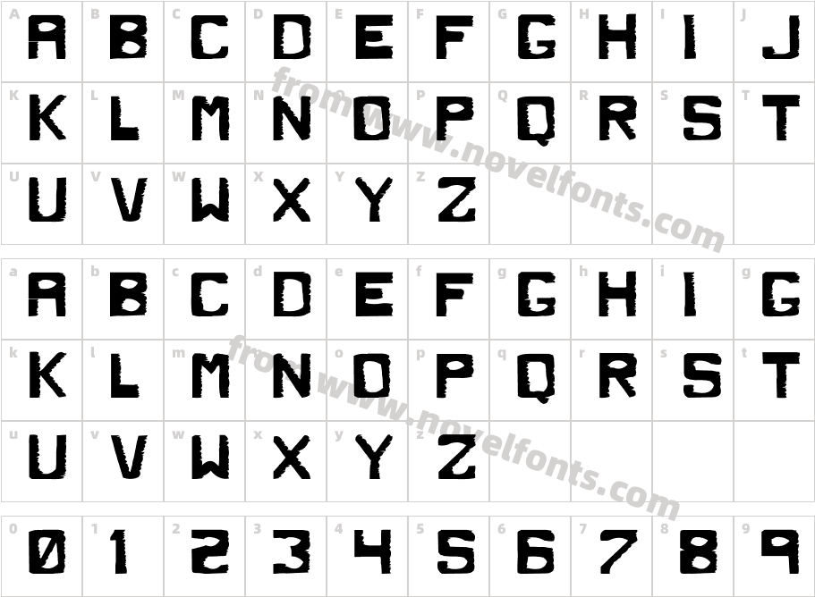 Dirty Dung SolidCharacter Map